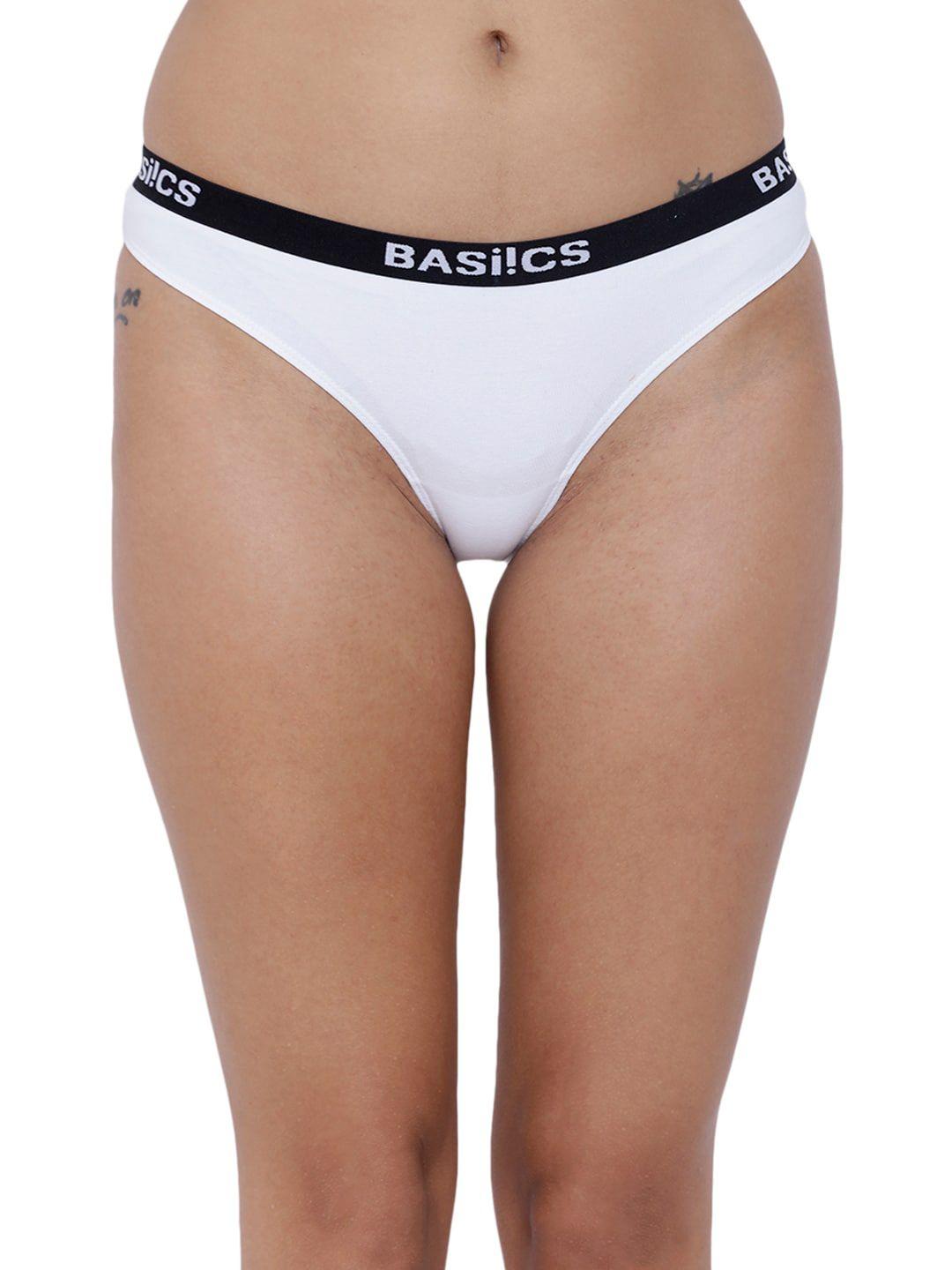 basiics by la intimo solid anti-microbial bikini briefs bcpbr08