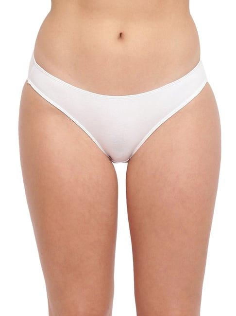 basiics by la intimo white bikini