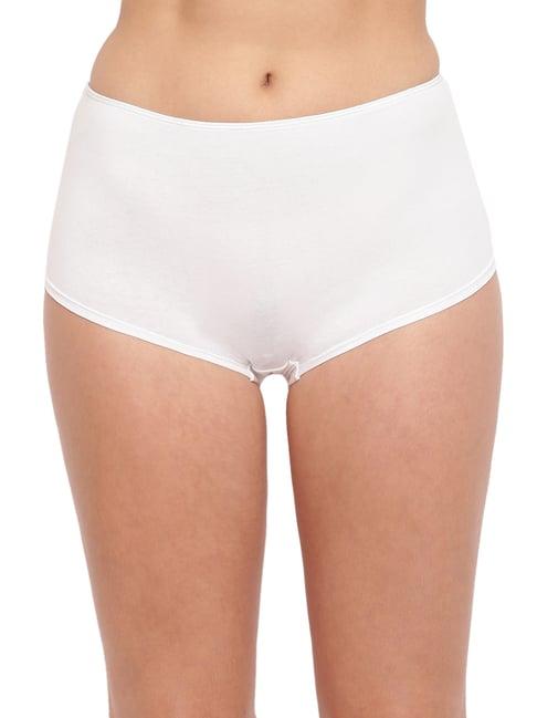 basiics by la intimo white boyshorts