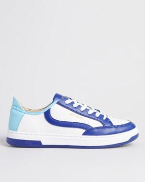 basket lux low trainer lace-up casual shoes
