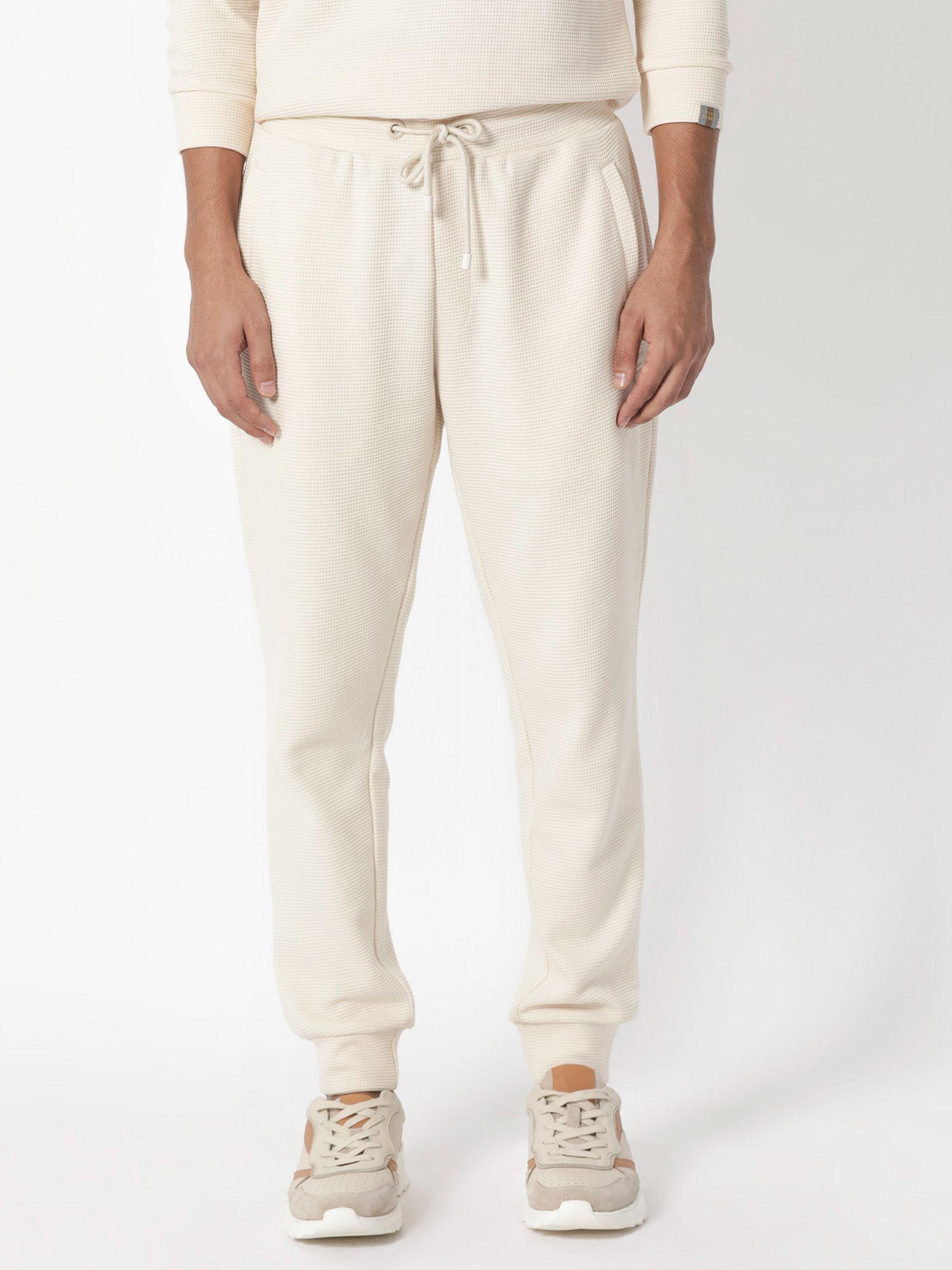 bastian primary beige solid track pant