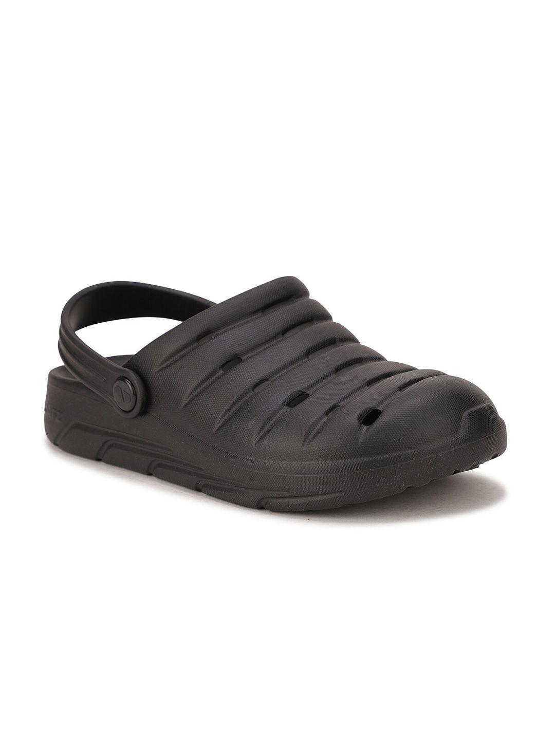 bata boys black clogs sandals