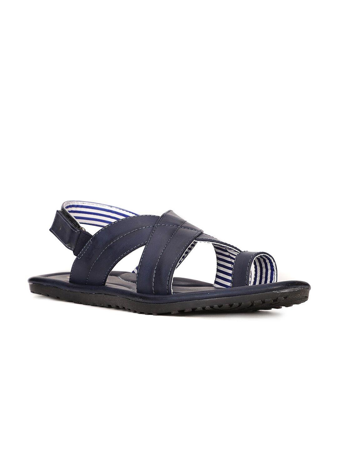 bata boys blue pu comfort sandals
