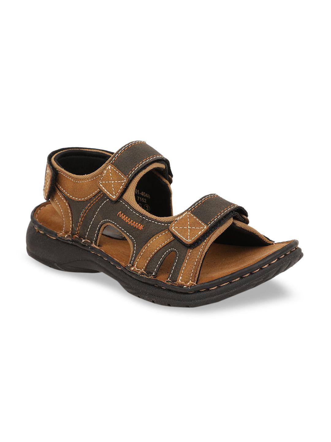 bata boys brown comfort sandals