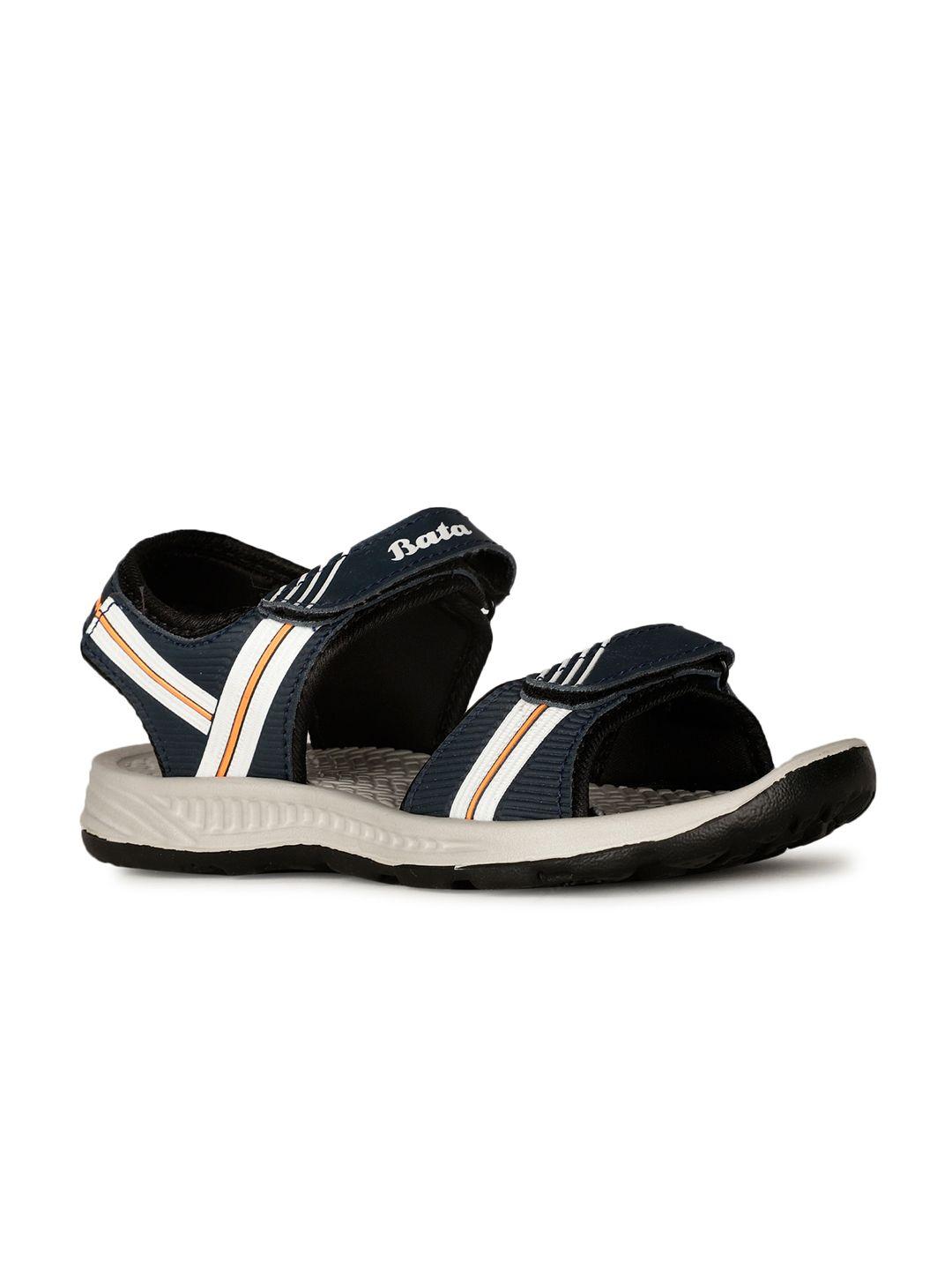 bata boys striped sports sandals