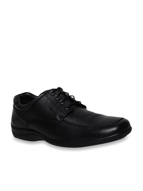 bata men's black derby shoes