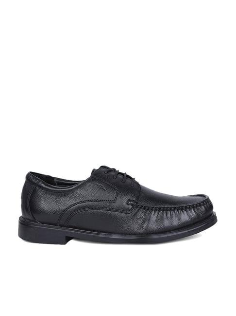 bata men's black derby shoes