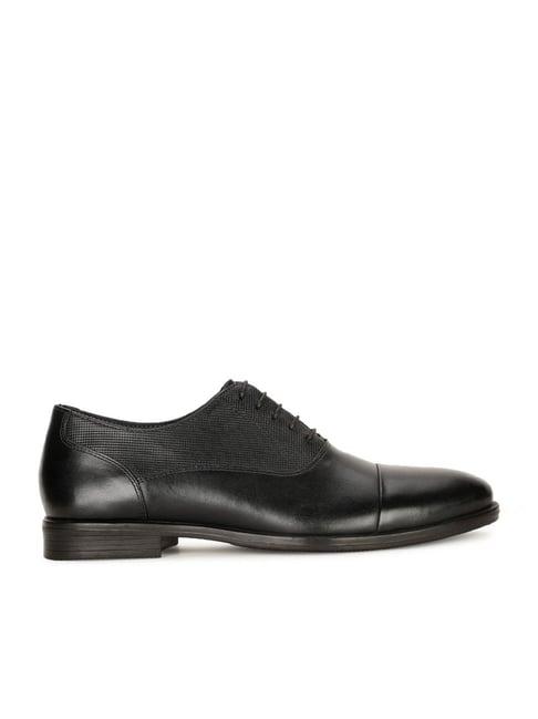 bata men's black oxford shoes