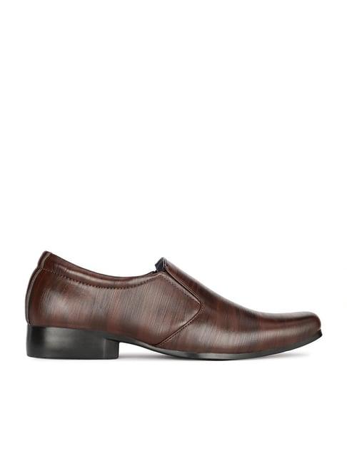 bata men's boss-doyen e brown loafers