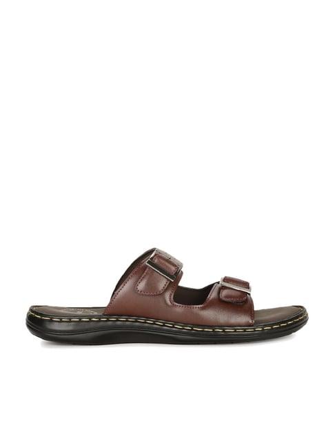 bata men's brown casual sandals