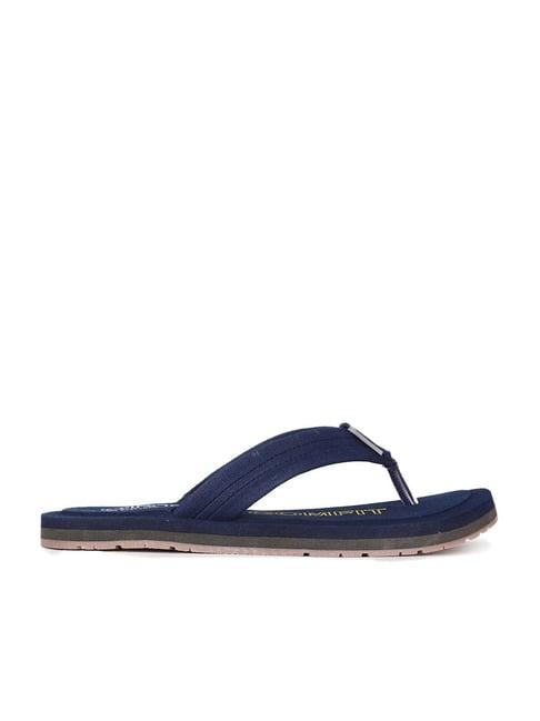 bata men's collegiate navy flip flops