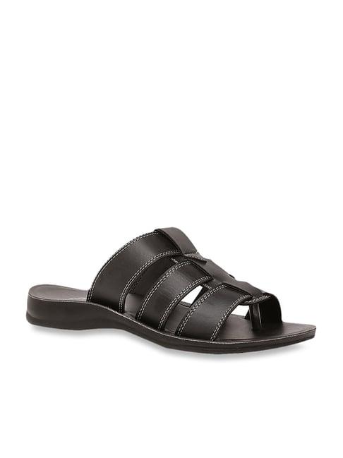 bata men's dado ct black casual sandals