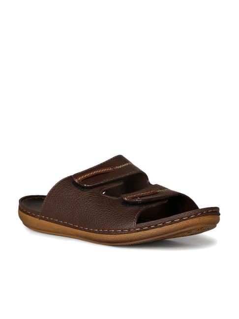 bata men's marvin brown casual sandals