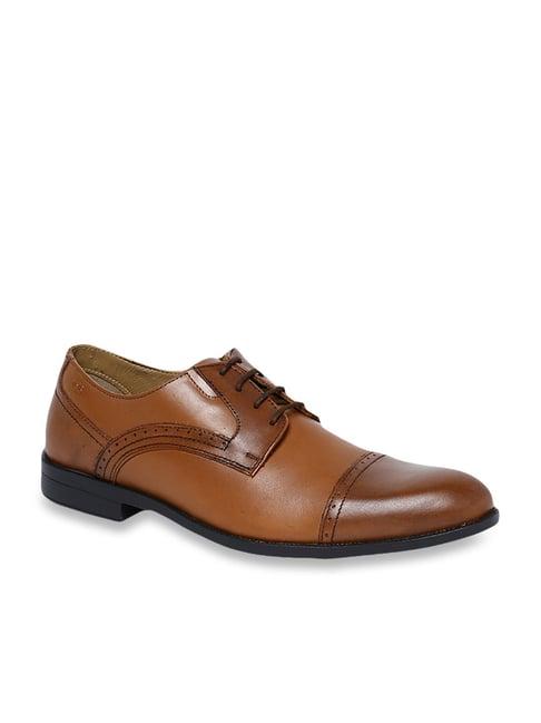 bata men's tan derby shoes