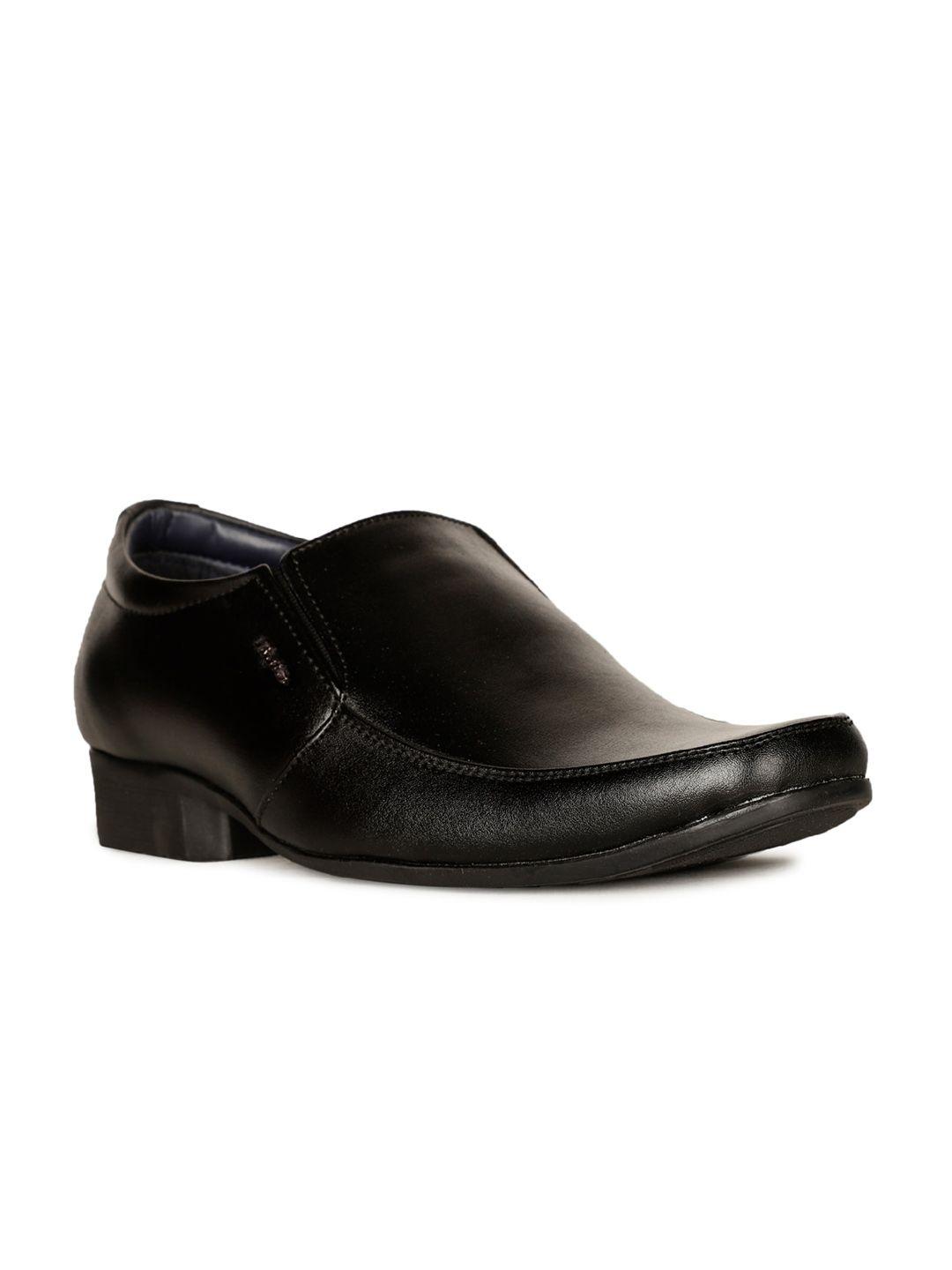 bata men square toe formal slip-on shoes