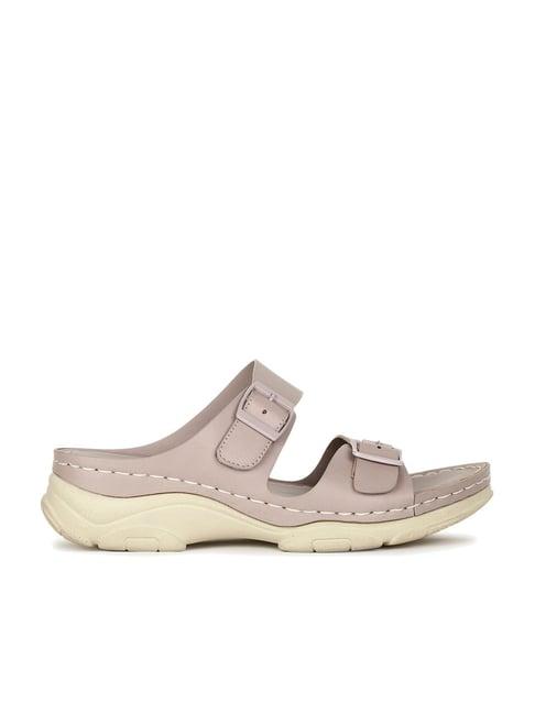 bata women's nude casual wedges