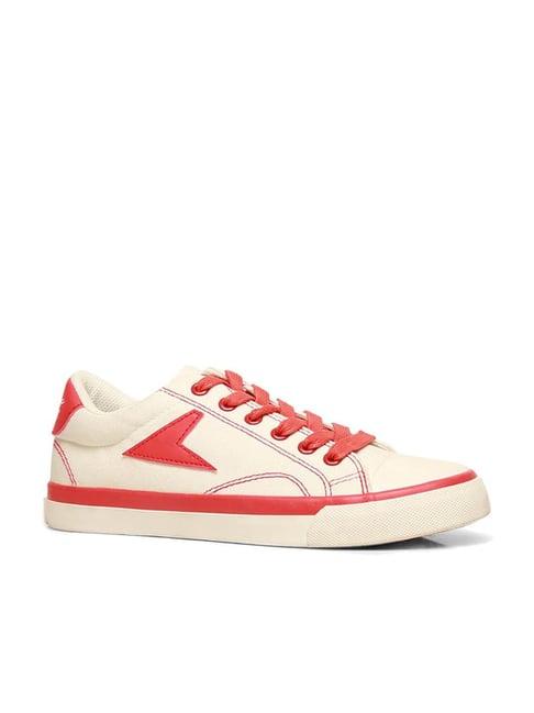 bata women's off white casual sneakers