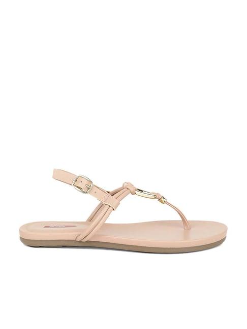 bata women's pink back strap sandals