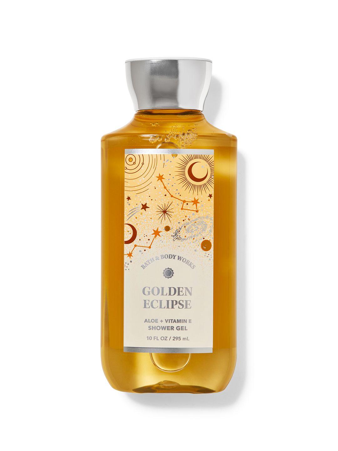 bath & body works golden eclipse shower gel with vitamin e & aloe vera - 295 ml