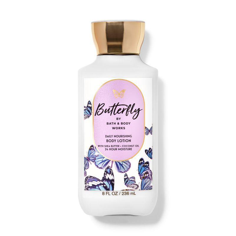 bath & body works butterfly daily nourishing body lotion