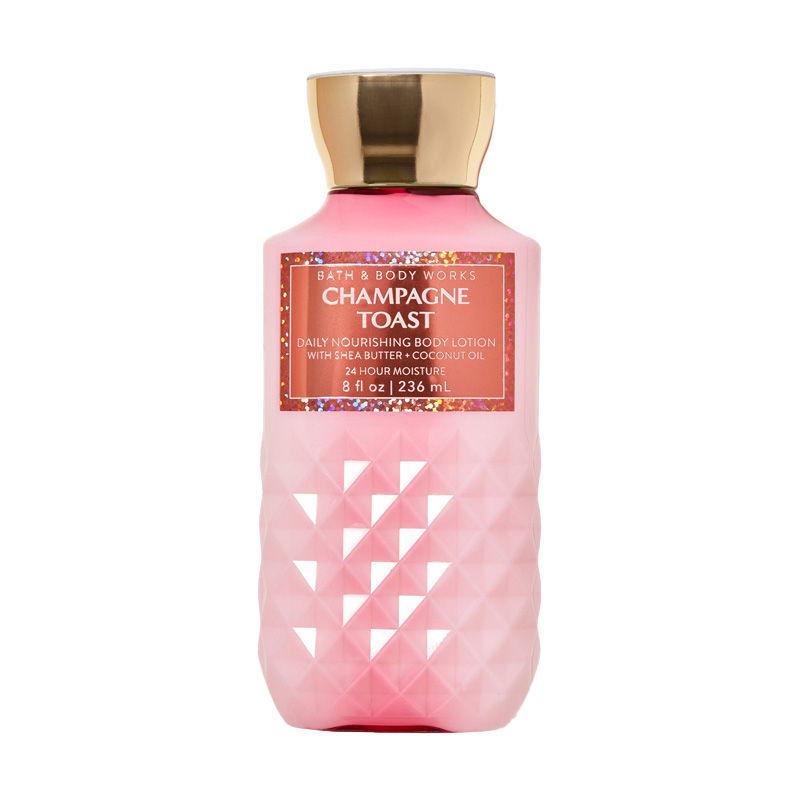 bath & body works champagne toast super smooth body lotion
