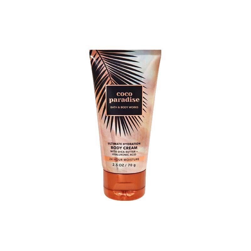 bath & body works coco paradise travel size ultimate hydration body cream