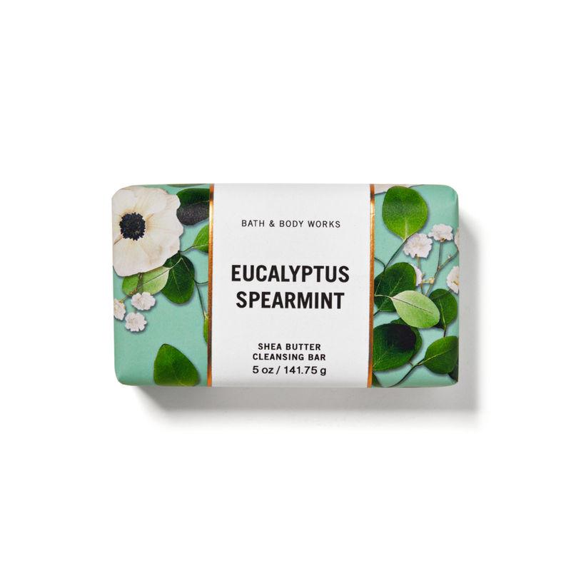 bath & body works eucalyptus spearmint shea butter cleansing bar