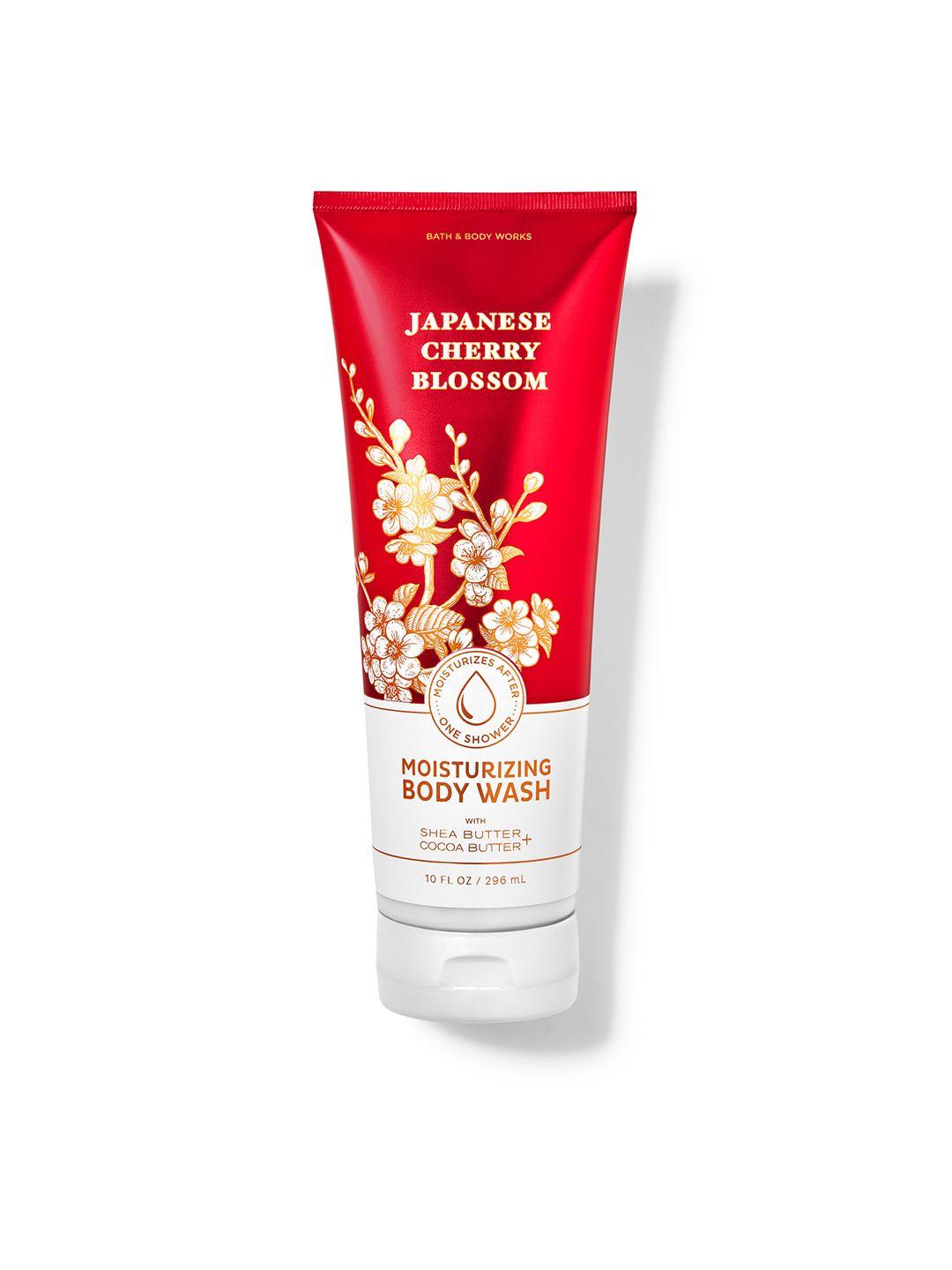 bath & body works japanese cherry blossom moisturizing body wash 296 ml