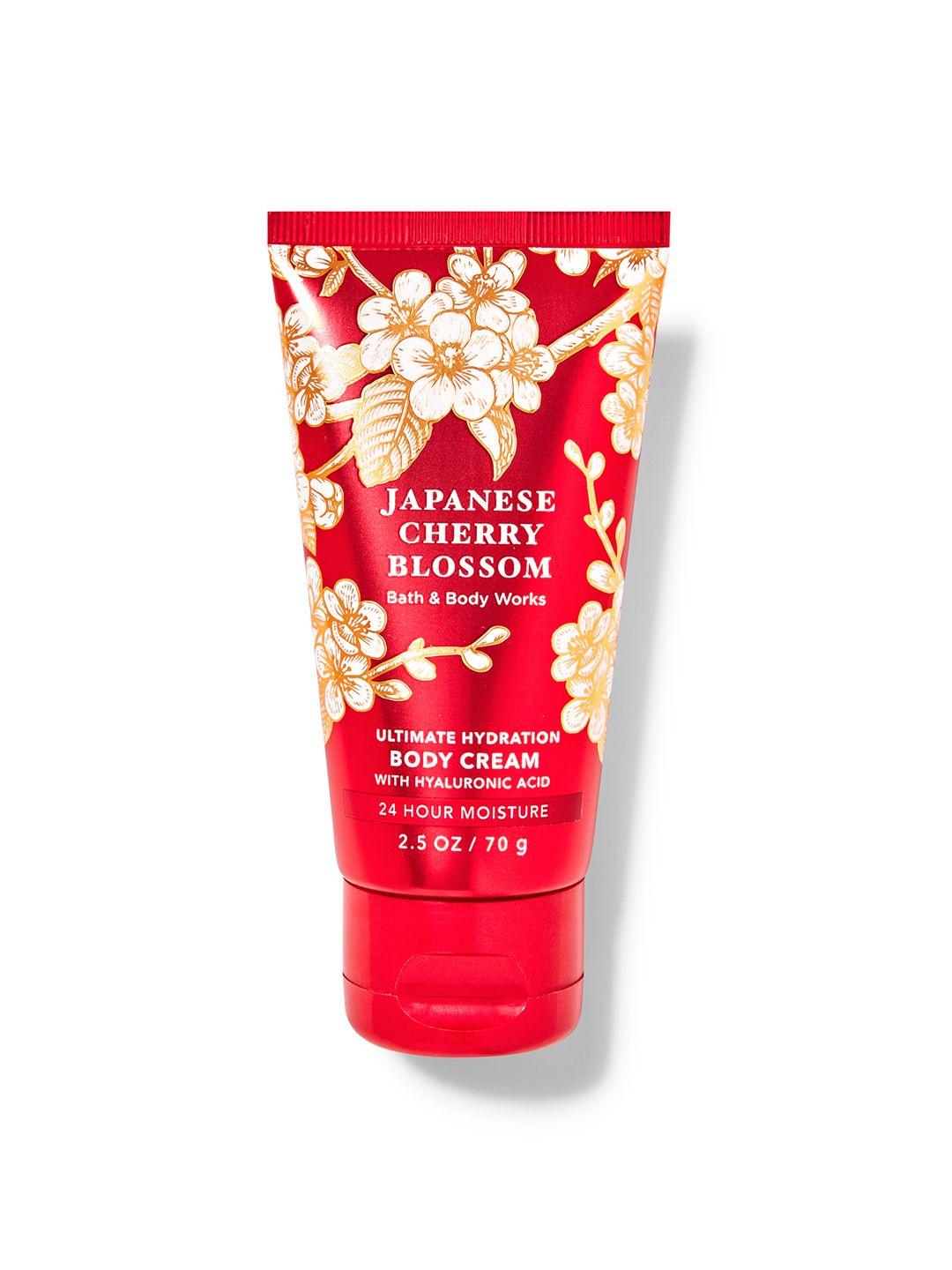 bath & body works japanese cherry blossom travel size ultimate hydration body cream - 70 g