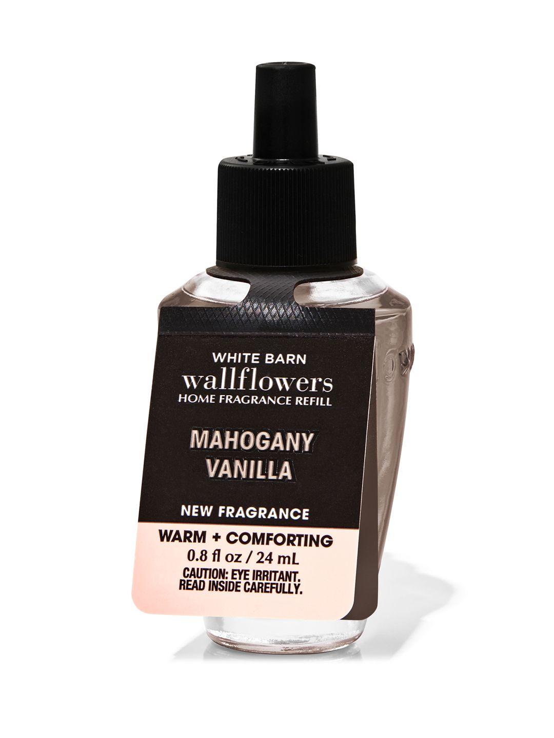 bath & body works mahogany vanilla wallflowers fragrance refill - 24ml