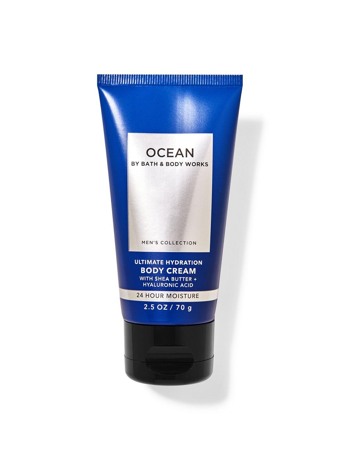 bath & body works ocean ultimate hydration body cream with shea butter - 70 g