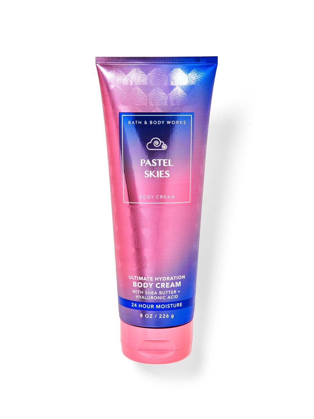 bath & body works pastel skies ultimate hydration body cream - 226g