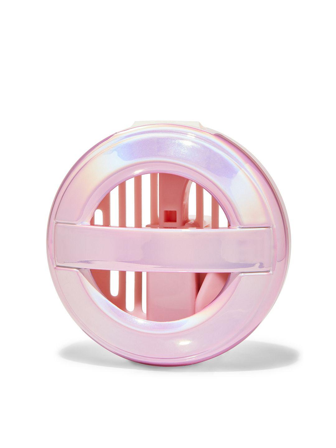 bath & body works pink iridescent car fragrance holder