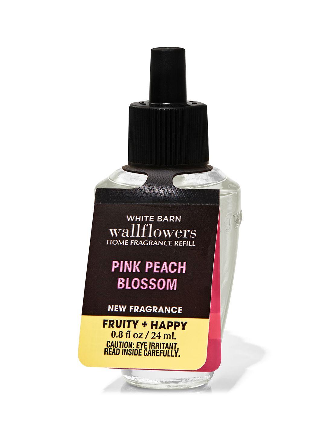 bath & body works pink peach blossom wallflowers home fragrance refill - 24ml