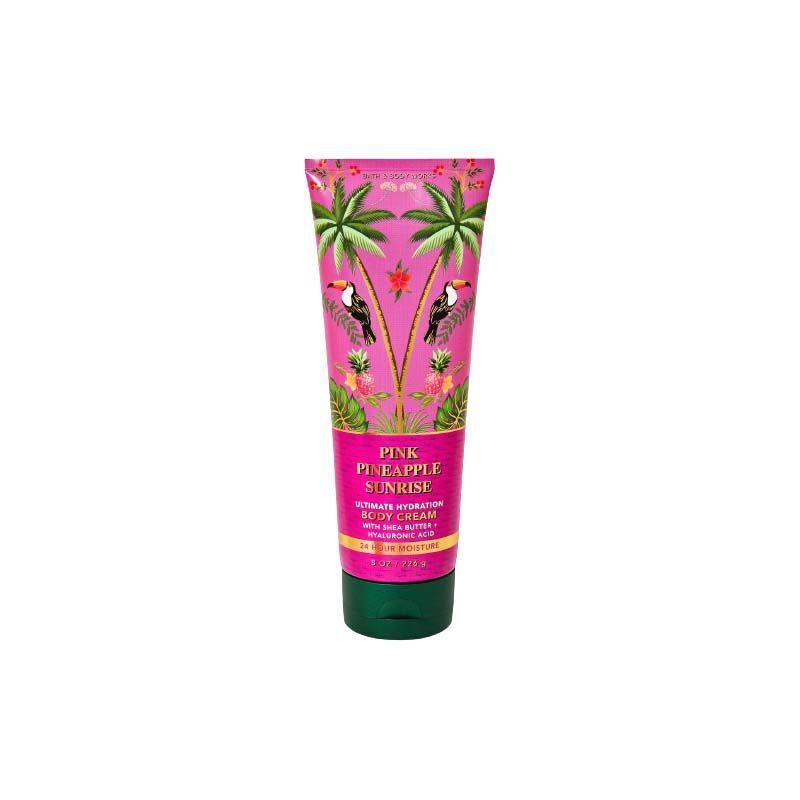 bath & body works pink pineapple sunrise ultimate hydration body cream