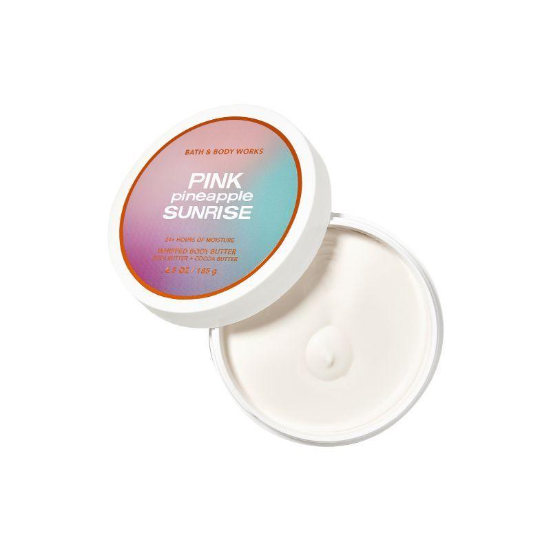 bath & body works pink pineapple sunrise whipped body butter