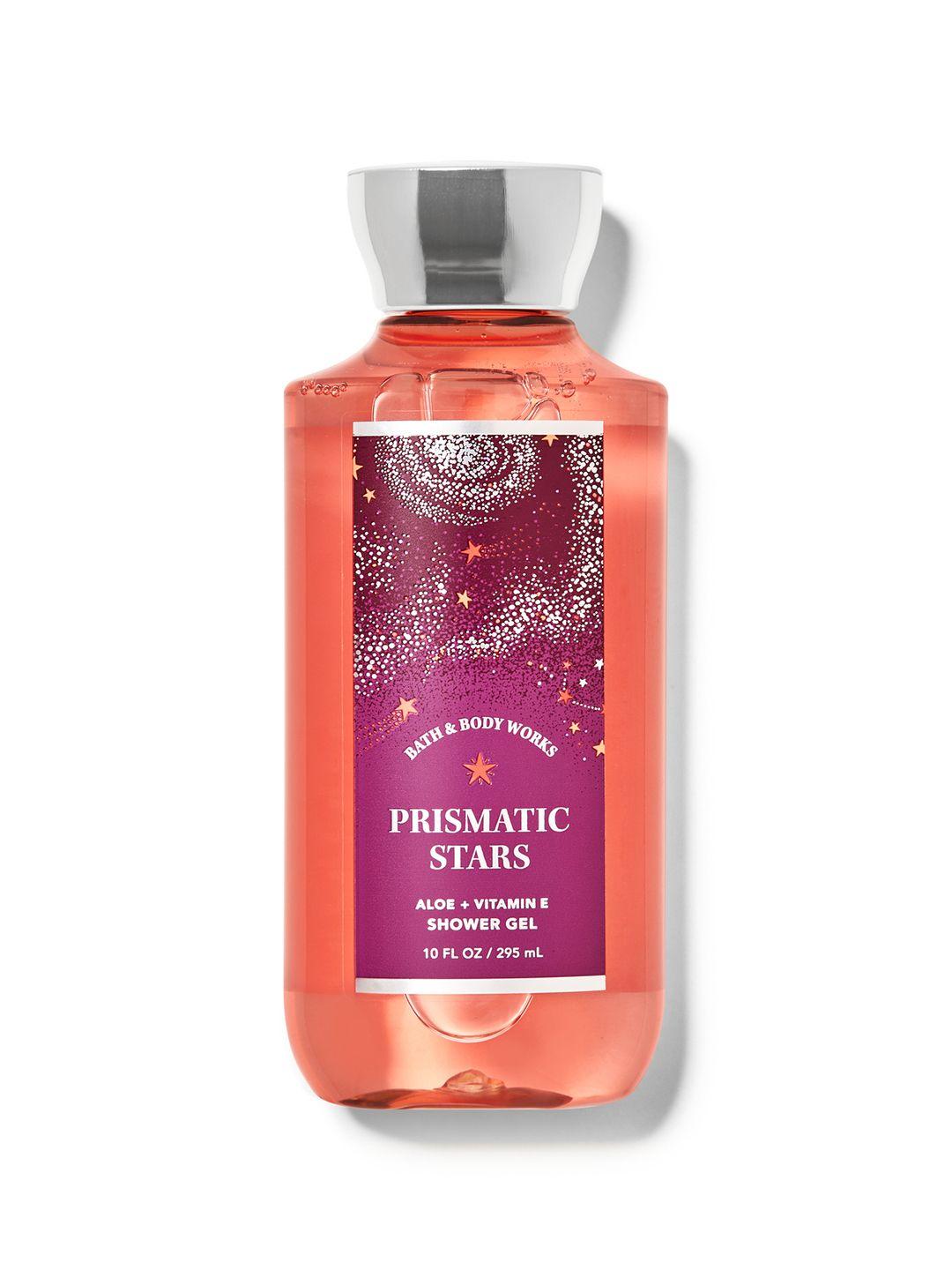 bath & body works prismatic stars shower gel with aloe & vitamin e - 295ml