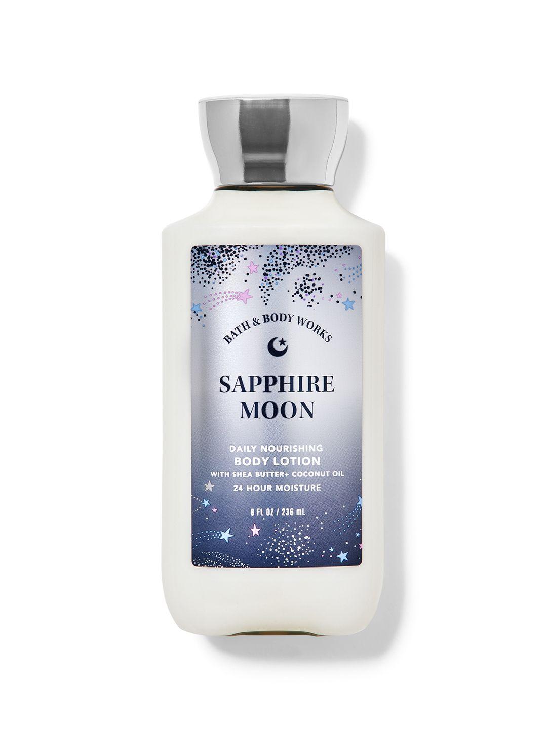 bath & body works sapphire moon daily nourishing body lotion with shea butter - 236 ml