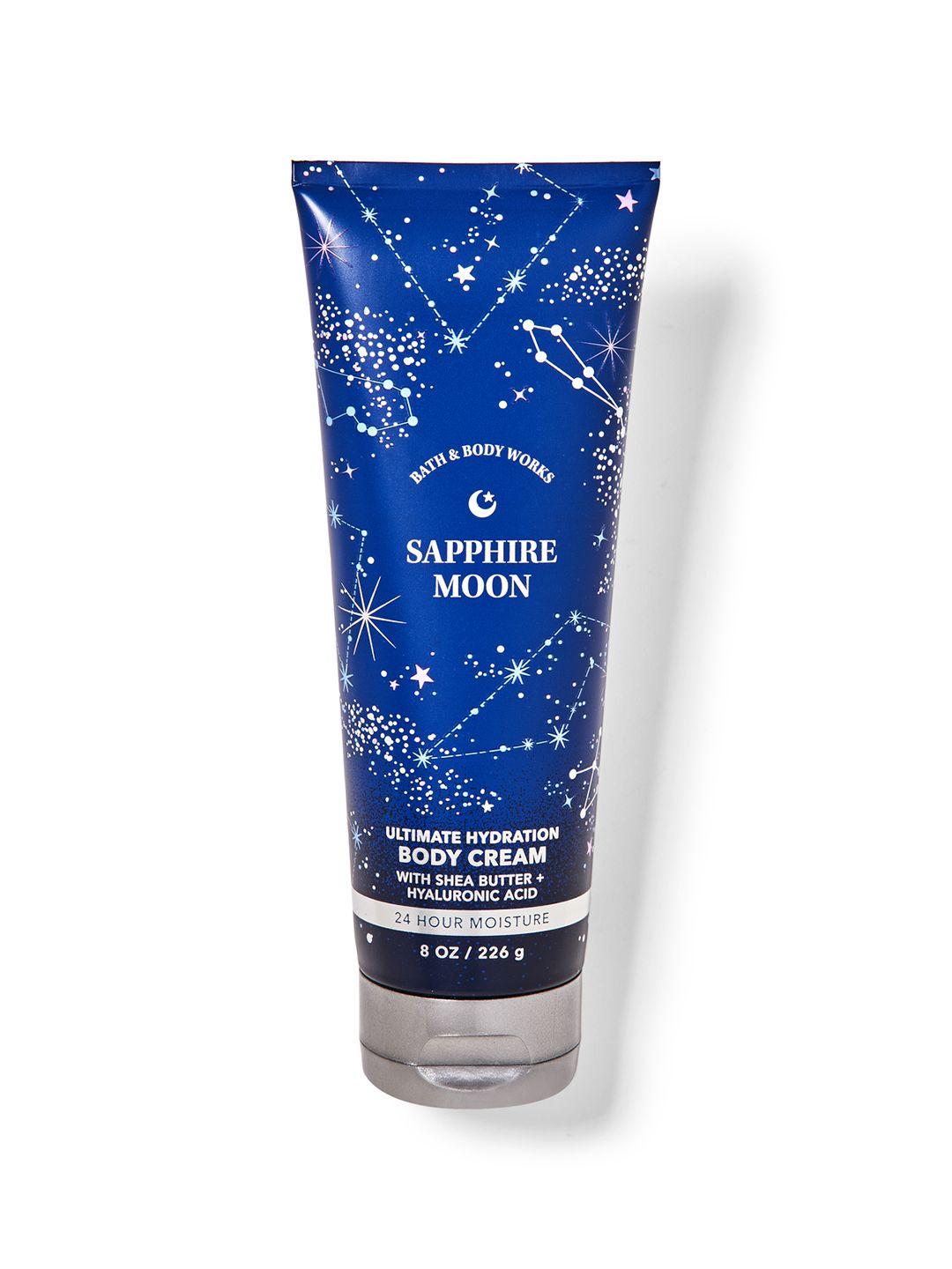 bath & body works sapphire moon ultimate hydration body cream with shea butter - 226 g