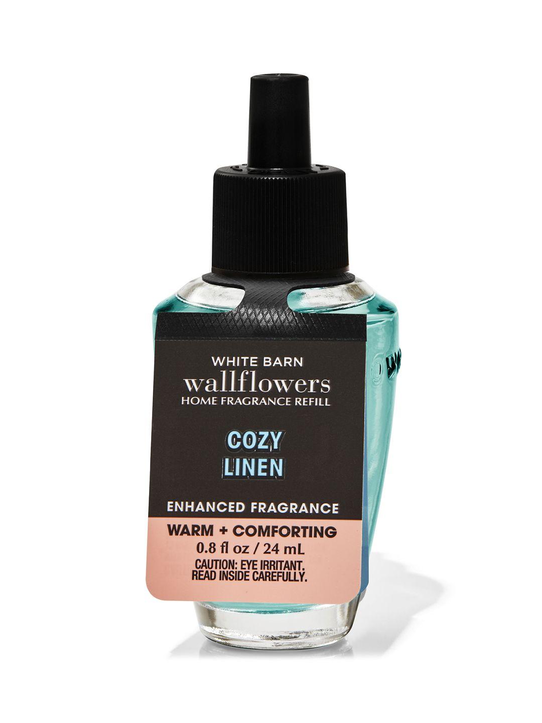 bath & body works white barn cozy linen wallflowers fragrance refill - 24 ml