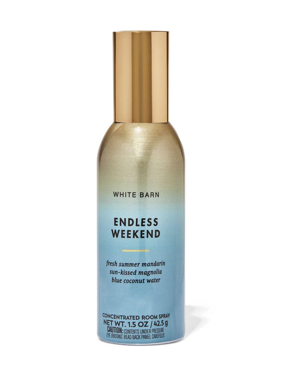 bath & body works white barn endless weekend concentrated room spray - 42.5 g