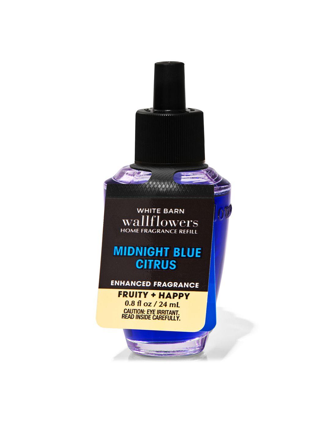 bath & body works white barn midnight blue citrus wallflowers fragrance refill - 24 ml