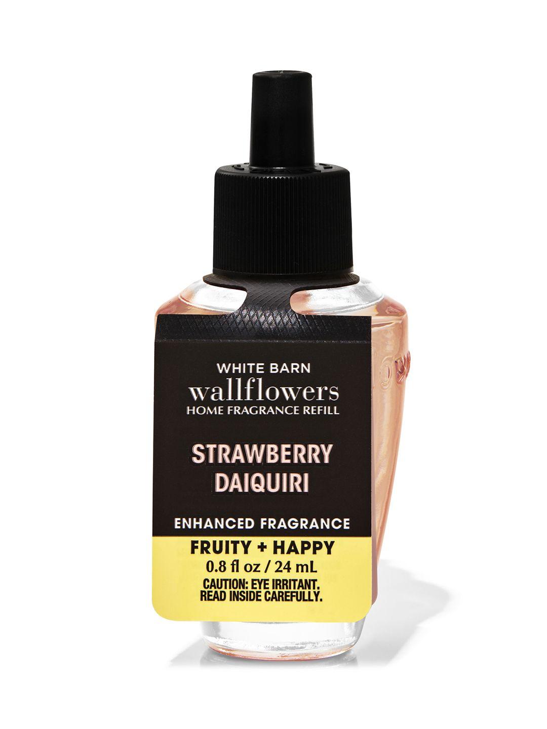 bath & body works white barn strawberry daiquiri wallflowers home fragrance refill - 24 ml