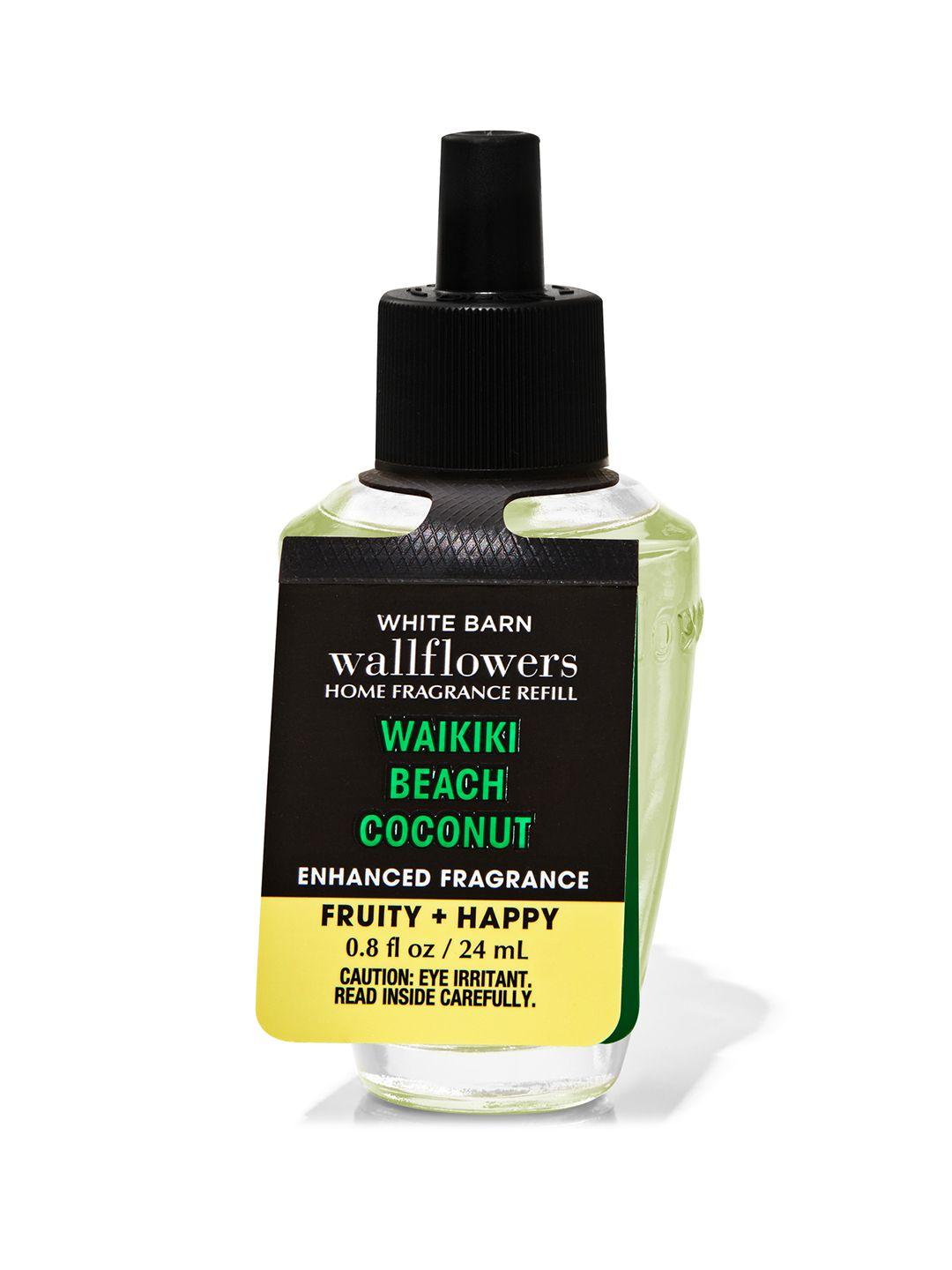 bath & body works white barn waikiki beach coconut wallflowers fragrance refill - 24 ml