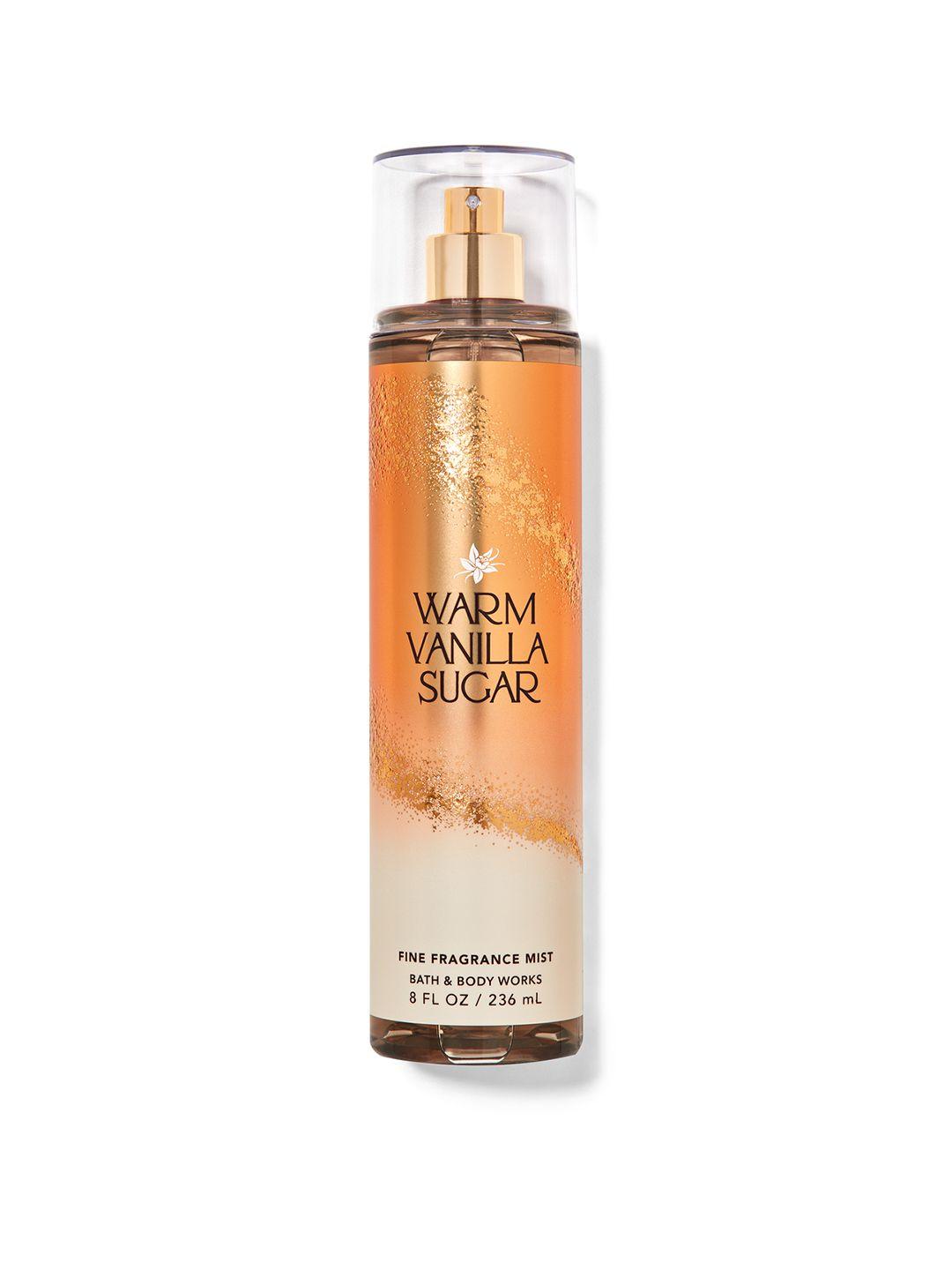 bath & body works women warm vanilla sugar fine fragrance mist - 236 ml