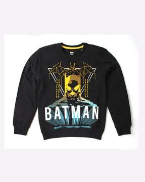 batman-print-crew-neck-sweatshirt