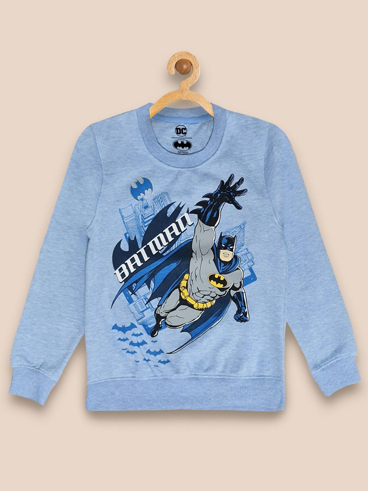 batman printed sweatshirt for kids boys