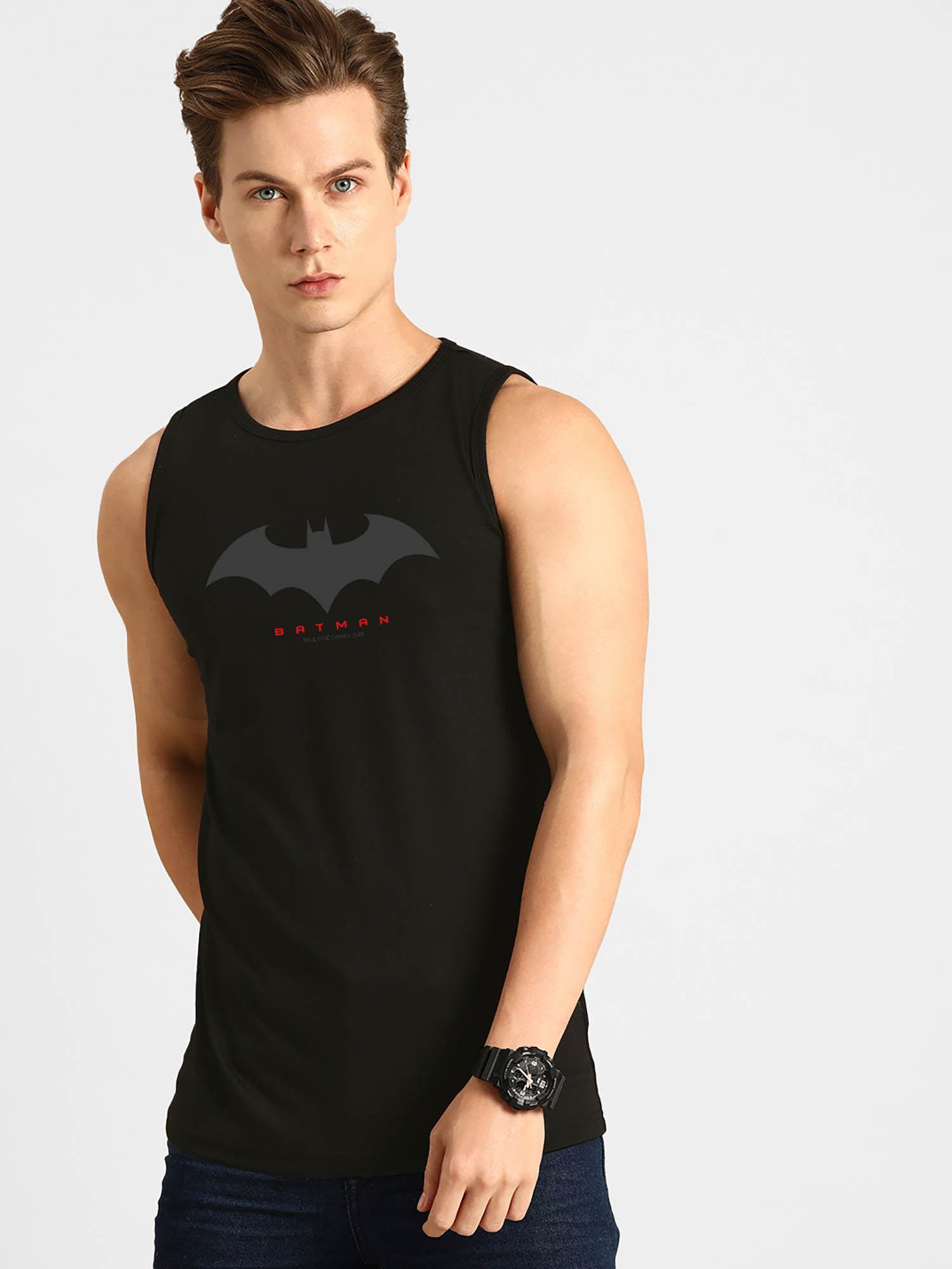 batman outline logo vest