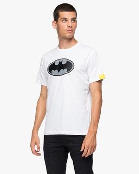 batman print cotton jersey 30/1 t-shirt