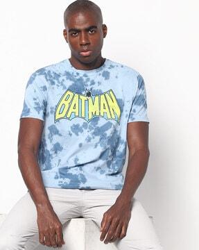 batman print crew-neck t-shirt